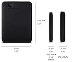 WD Elements Portable, externe Festplatte - 1 TB - USB 3.0 - WDBUZG0010BBK-WESN - 5