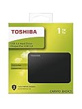 Toshiba HDTB410EK3AA Canvio Basics Tragbare Externe Festplatte USB 3.0, 1TB schwarz - 5