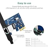 UGREEN PCI Express PCIe Netzwerkkarte Gigabit Ethernet LAN Card 10/100/1000 Mbps mit Low Profile für Windows10, Vista, XP, Win8 und Win 7 - 3