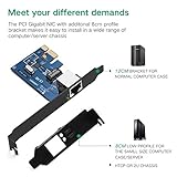 UGREEN PCI Express PCIe Netzwerkkarte Gigabit Ethernet LAN Card 10/100/1000 Mbps mit Low Profile für Windows10, Vista, XP, Win8 und Win 7 - 4