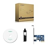 UGREEN PCI Express PCIe Netzwerkkarte Gigabit Ethernet LAN Card 10/100/1000 Mbps mit Low Profile für Windows10, Vista, XP, Win8 und Win 7 - 7