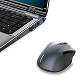 TECKNET Kabellose Maus, Pro 2.4G 2600 DPI Wireless Maus 6 Tasten mit Nano Empfänger, 24 Monate Batterielaufzeit, 5 Einstellbare DPI-Pegel für PC Laptop iMac MacBook Microsoft Pro, Office Home - 4