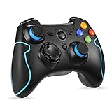 EasySMX [Geschenk für Jungen PC Controller, Wireless Controller Gamepad PS3 Kompatibel mit Windows XP und Vista, Windows 8, PS3, Android und Reichweite bis zu 10M (Blau) - 3