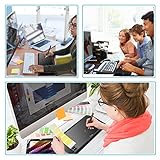 LANSRAYOL Zeichentablett Ugee Grafiktablett 10x6 Zoll Digitalisiertablett Kabellos Batterielos Stift 5080 LPI 266 RPS 8192 Stufen 8 Expresstasten Mac Windows mit Stifttasche Handschuh - 8