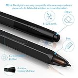 XP-PEN Artist 12 Grafikmonitor Drawing Pen Tablet Pen Display 1920 X 1080 HD IPS mit Touch Bar Zeichnen Stift P06 mit dem Radiergummi (Artist 12) - 5