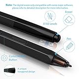 XP-PEN Artist 12 Grafikmonitor Drawing Pen Tablet Pen Display 1920 X 1080 HD IPS mit Touch Bar Zeichnen Stift P06 mit dem Radiergummi (Artist 12) - 5