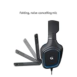 Logitech G430 Gaming Kopfhörer (Dolby 7.1 Surround Sound für PC ) blau - 5