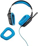 Logitech G430 Gaming Kopfhörer (Dolby 7.1 Surround Sound für PC ) blau - 8