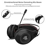 ELEGIANT Gaming Headset ps4, Gaming Kopfhörer Noise Cancelling Headphones Bügelkopfhörer mit Reiner Tonqualität Mikrofon 3,5mm Klinke für PS4 Pro/PS4 Xbox One PC Laptop Tablet Mac - 4