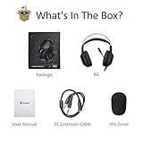 ELEGIANT Gaming Headset ps4, Gaming Kopfhörer Noise Cancelling Headphones Bügelkopfhörer mit Reiner Tonqualität Mikrofon 3,5mm Klinke für PS4 Pro/PS4 Xbox One PC Laptop Tablet Mac - 7