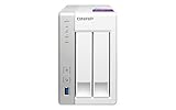 QNAP TS-231P Desktop NAS Gehäuse mit 1 GB DDR3 RAM, Powerful 2-Bay Storage Server - 5