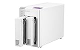 QNAP TS-231P Desktop NAS Gehäuse mit 1 GB DDR3 RAM, Powerful 2-Bay Storage Server - 6