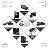 Beamer, ELEPHAS [Upgrade Version] 1080P HD 3800 Lumen 200