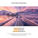 Beamer APEMAN Mini Beamer Tragbarer Pocket LED Beamer Projektor unterstützt 1080P Full HD, Akku für 2,5, Stunden, mit Stativ - 2