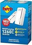 AVM Fritz Powerline 1260E/1220E WLAN Set (WLAN-Access Point, ideal für, Media-Streaming oder NAS-Anbindungen, 1,200 MBit/s, deutschsprachige Version) weiß - 3