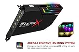 Sound BlasterX AE-5 Hi-Resolution PCIe Gaming Soundkarte, DAC/Kopfhörerverstärker (bis 600 OHM) mit RGB-LED Streifen für Computer/Gaming PC - 4