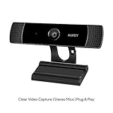 AUKEY Webcam 1080P Full HD mit Stereo Mikrofon, PC Kamera für Video Chat und Aufnahme, Kompatibel mit Windows, Mac und Android - 2