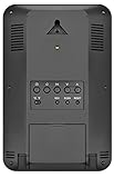 Bresser Wetterstation Wetter Center 5-in-1 mit 5,5 Zoll Display und Außensensor für Temperatur, Luftfeuchtigkeit, Luftdruck, Windgeschwindigkeit, Windrichtung und Regenmesser, schwarz - 4