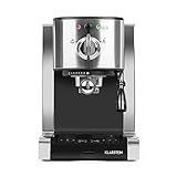 Klarstein Passionata 15 • Espressomaschine • Espresso-Automat • Kaffee-Maschine • 1470 Watt • 1,25 Liter • automatischer Druckablass • inkl. Milchschaum Düse für Zubereitung von Cappuccino • silber - 3