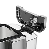 Klarstein Passionata 15 • Espressomaschine • Espresso-Automat • Kaffee-Maschine • 1470 Watt • 1,25 Liter • automatischer Druckablass • inkl. Milchschaum Düse für Zubereitung von Cappuccino • silber - 5