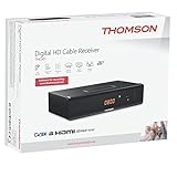 THOMSON THC301 HD Receiver für digitales Kabelfernsehen DVB-C Full HD (HDTV, HDMI, SCART, USB, Mediaplayer) schwarz - 7