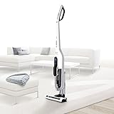 Bosch Athlet kabelloser Akku-Handstaubsauger BCH6L2560, besonders saubere Ausblasluft, extra-lange Laufzeit, kurze Ladezeit, alle Bodenarten, Hygienefilter, weiß - 2