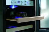 CASO WineDuett 21 Design Weinkühlschrank für bis zu 21 Flaschen (bis zu 310 mm Höhe), zwei Temperaturzonen 7-18°C - 2