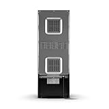 Klarstein Reserva 27D • Weinkühlschrank • Getränkekühlschrank • 76 L • 27 Flaschen • 2 Zonen • 8 Holzeinschübe • sehr leise • verstellbare Standfüße • freistehend • schwarz-silber - 6
