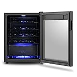 Inventor Vino Weinkühlschrank 66L für bis zu 24 Weinflaschen (bis zu 300 mm Höhe), Temperatureinstellbereich 5-18°C, digitale Temperaturregelung, LED-Innenraumbeleuchtung - 4