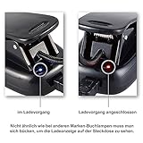 Colico Leselampe Buchlampe Wiederaufladbar, LED Buchlampe, Tragbare und Flexibel, 3-Stufe Helligkeit, Netzteil und USB-Kabel Inklusive, Arbeitsplatzleuchten, LED Leselampe mit Klammer - 3