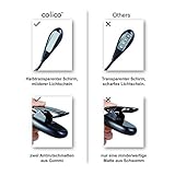 Colico Leselampe Buchlampe Wiederaufladbar, LED Buchlampe, Tragbare und Flexibel, 3-Stufe Helligkeit, Netzteil und USB-Kabel Inklusive, Arbeitsplatzleuchten, LED Leselampe mit Klammer - 5