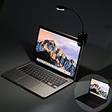 Colico Leselampe Buchlampe Wiederaufladbar, LED Buchlampe, Tragbare und Flexibel, 3-Stufe Helligkeit, Netzteil und USB-Kabel Inklusive, Arbeitsplatzleuchten, LED Leselampe mit Klammer - 7