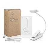 OCOOPA LED Klemmleuchte Leselampe, Wiederaufladbar LED Leseleuchte, Tragbare und Dimmbares Leselicht, 360° Flexibel Schreibtischlampe mit Clip und USB-Kabel - 6
