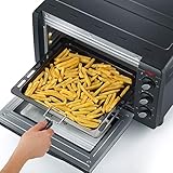 SEVERIN TO 2060 Back- und Toastofen (1.500 W, Inkl. Grillrost und Backblech, 20 L) silber/schwarz - 5