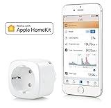 Eve Energy - Smarte Steckdose, TÜV zertifiziert, Verbrauchsmessung, integrierte Zeitpläne, schaltet Geräte ein & aus, Sprachsteuerung, keine Bridge erforderlich, Bluetooth Low Energy (Apple HomeKit) - 2