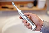 Philips Sonicare FlexCare Platinum Zahnbürste HX9111/20 - elektrische Schallzahnbürste mit Andruckkontrolle, 3 Putzprogrammen, 3 Intensitäten, Timer & Etui - schonend für Zähne & Zahnfleisch – Weiß - 5
