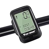 Fahrradcomputer Kabellose Fahrrad Tacho Drahtlos, 18 Funktionen Wasserdicht Leicht Großbildschirm Radcomputer Funk Kabellos LCD Geschwindigkeitsmesser Kilometerzähler Geschwindigkeit - 6