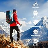 Terra Hiker 100% Carbonfaser Wanderstöcke, Leicht 200 g pro Stock, Faltbarer Trekkingstöcke mit Geländegängiges Zubehör - 7