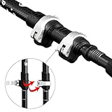 ENKEEO Trekkingstöcke Wanderstöcke verstellbare Teleskopstöcke für Trekking und Wanderungen, 65cm- 135cm,1 Paar - 2