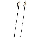 ENKEEO Trekkingstöcke Wanderstöcke verstellbare Teleskopstöcke für Trekking und Wanderungen, 65cm- 135cm,1 Paar - 9
