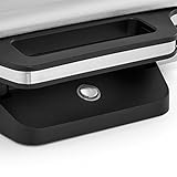 WMF LONO Sandwichtoaster, Sandwichmaker, für 2 Standard- oder XXL-Toasts, 2-stufige Höhenanpassung für mehr Füllung, cromargan matt/silber [Energieklasse A-C] - 4