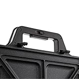 WMF LONO Sandwichtoaster, Sandwichmaker, für 2 Standard- oder XXL-Toasts, 2-stufige Höhenanpassung für mehr Füllung, cromargan matt/silber [Energieklasse A-C] - 6