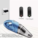 Handstaubsauger,9000PA/120W Autostaubsauger Nass&Trocken,68 dB Geräuscharm Kabellos Staubsauger mit Zwei-Stufen-Filtersystem,Akkustaubsauger mit 2600mAh Lithum-ion Akku Schnelles Aufladen Tech - 2