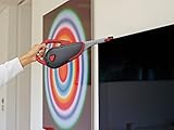 Black+Decker Lithium Dustbuster DVJ315J mit Cyclonic Action – 10,8V Akku Handstaubsauger mit ausziehbarer Fugendüse und Polsterbürste – Beutelloser, kabelloser Staubsauger mit langer Saugdüse – Rot - 3
