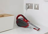 Black+Decker Lithium Dustbuster DVJ315J mit Cyclonic Action – 10,8V Akku Handstaubsauger mit ausziehbarer Fugendüse und Polsterbürste – Beutelloser, kabelloser Staubsauger mit langer Saugdüse – Rot - 5