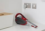 Black+Decker Lithium Dustbuster DVJ315J mit Cyclonic Action – 10,8V Akku Handstaubsauger mit ausziehbarer Fugendüse und Polsterbürste – Beutelloser, kabelloser Staubsauger mit langer Saugdüse – Rot - 7