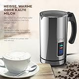 Milchaufschäumer VAVA 240ml 500W Elektrischer Flüssigkeitsaufheizer Milchschäumer mit Funktionen für Heiße und kalte Milch Geräuschloser Betrieb, Antihaftbeschichtung - 2