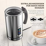 Milchaufschäumer VAVA 240ml 500W Elektrischer Flüssigkeitsaufheizer Milchschäumer mit Funktionen für Heiße und kalte Milch Geräuschloser Betrieb, Antihaftbeschichtung - 3