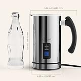 Milchaufschäumer VAVA 240ml 500W Elektrischer Flüssigkeitsaufheizer Milchschäumer mit Funktionen für Heiße und kalte Milch Geräuschloser Betrieb, Antihaftbeschichtung - 6