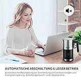ISILER Milchaufschäumer, 500W Automatischer Milk Frother zur Zubereitung von Heiß- und Kaltschaum oder Warmmilch für Kaffee/Cappuccino/Latte/Espresso - 5